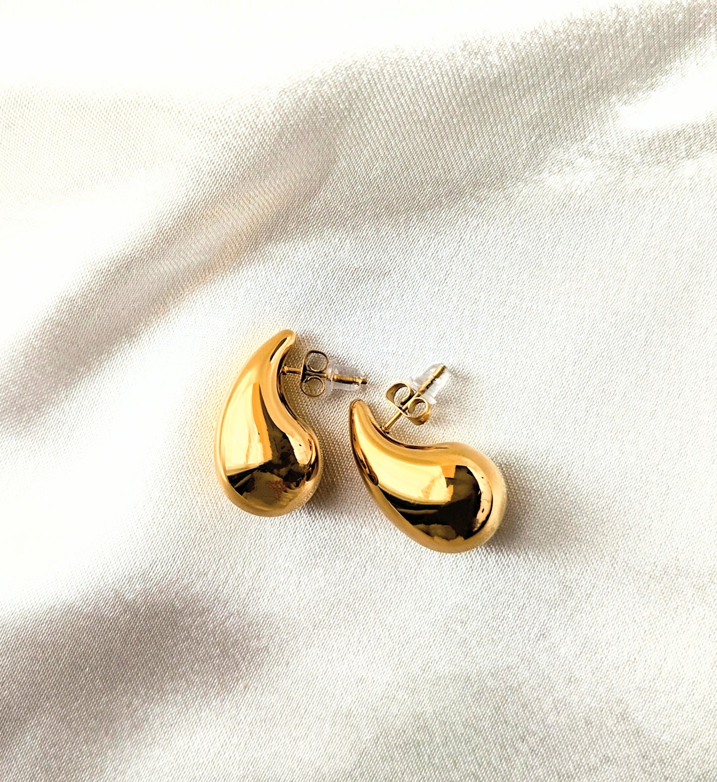 Boucles d'oreilles femme goutte d'eau
