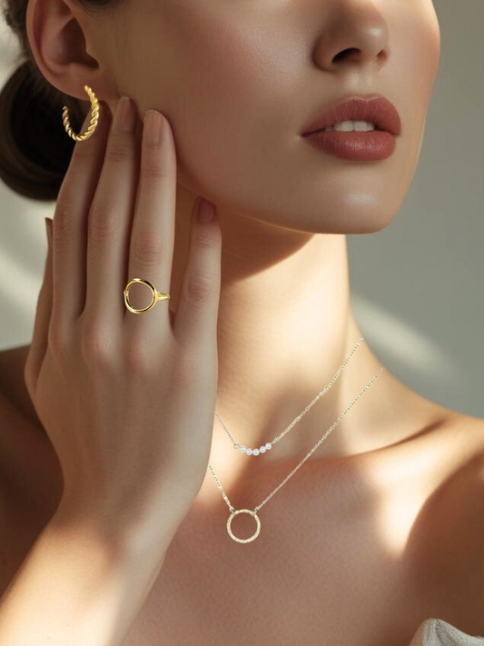 Ensemble de bijoux parure cercle